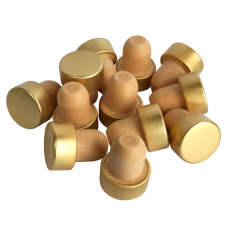 Super T Push Fit Bottle Stoppers - Pack Of 12 - Gold