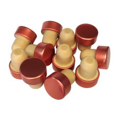 Super T Push Fit Bottle Stoppers - Pack Of 12 - Copper